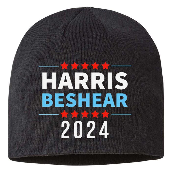 Harris Beshear 2024 Kamala Harris Andy Beshear President Sustainable Beanie