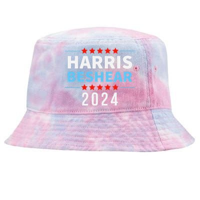 Harris Beshear 2024 Kamala Harris Andy Beshear President Tie-Dyed Bucket Hat