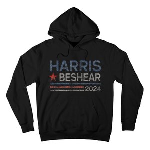 Harris Beshear 2024 Retro Stripe Voters Democrat Candidate Hoodie