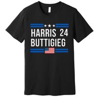 Harris Buttigieg 2024 Presidential Elect Campaign Premium T-Shirt