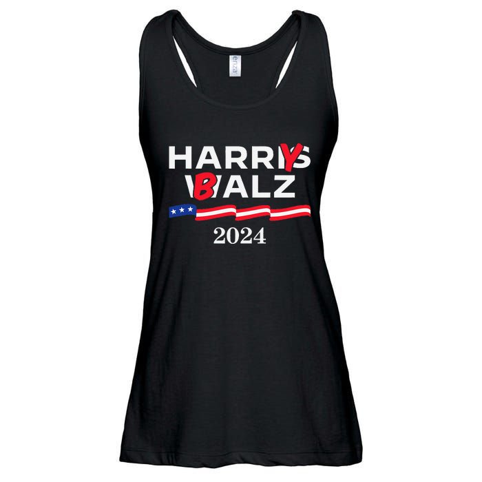 Harry Balz 2024 Harris Walz 2024 Funny Meme Ladies Essential Flowy Tank