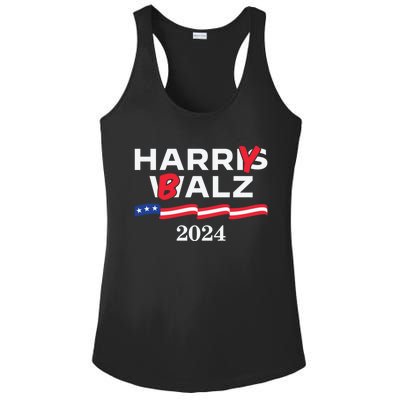 Harry Balz 2024 Harris Walz 2024 Funny Meme Cool Gift Ladies PosiCharge Competitor Racerback Tank