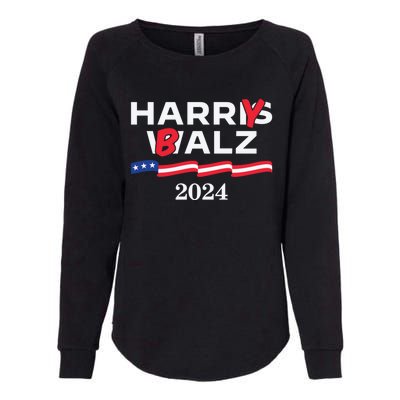 Harry Balz 2024 Harris Walz 2024 Funny Meme Cool Gift Womens California Wash Sweatshirt