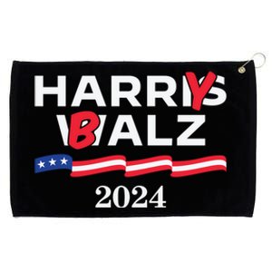 Harry Balz 2024 Harris Walz 2024 Funny Meme Cool Gift Grommeted Golf Towel