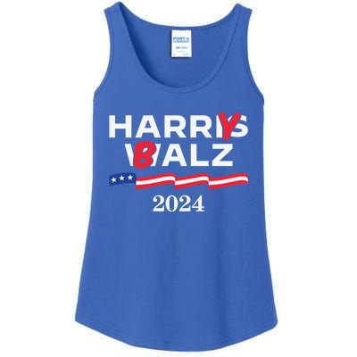 Harry Balz 2024 Harris Walz 2024 Funny Meme Cool Gift Ladies Essential Tank