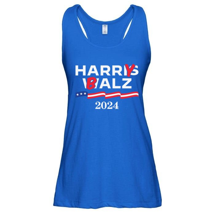 Harry Balz 2024 Harris Walz 2024 Funny Meme Cool Gift Ladies Essential Flowy Tank