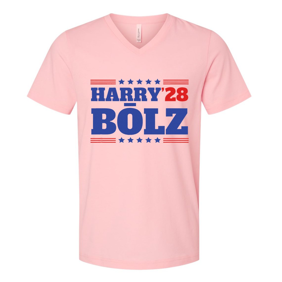 Harry Bolz 2028 Political Meme D.O.G.E. V-Neck T-Shirt