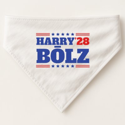 Harry Bolz 2028 Political Meme D.O.G.E. USA-Made Doggie Bandana