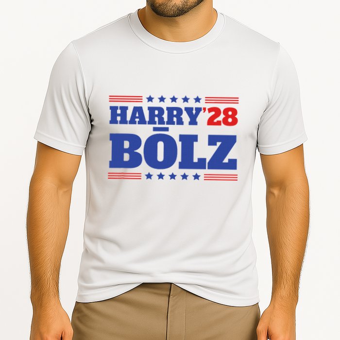 Harry Bolz 2028 Political Meme D.O.G.E. Cooling Performance Crew T-Shirt
