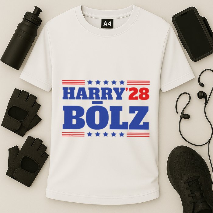 Harry Bolz 2028 Political Meme D.O.G.E. Cooling Performance Crew T-Shirt