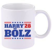 Harry Bolz 2028 Political Meme D.O.G.E. 11oz C Handle Ceramic Mug