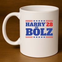 Harry Bolz 2028 Political Meme D.O.G.E. 11oz C Handle Ceramic Mug