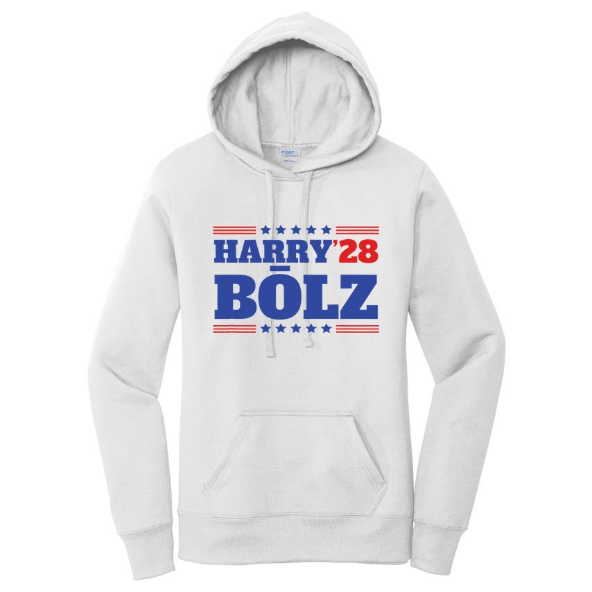 Harry Bolz 2028 Political Meme D.O.G.E. Women's Pullover Hoodie