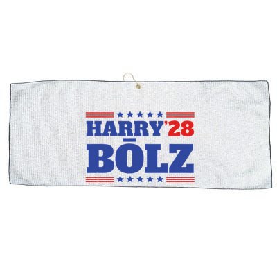 Harry Bolz 2028 Political Meme D.O.G.E. Large Microfiber Waffle Golf Towel