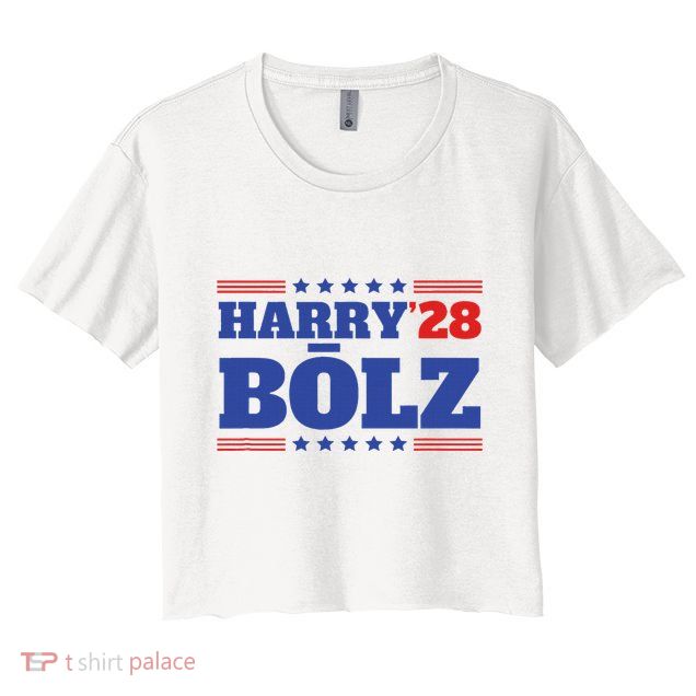 Harry Bolz 2028 Political Meme D.O.G.E. Crop Top