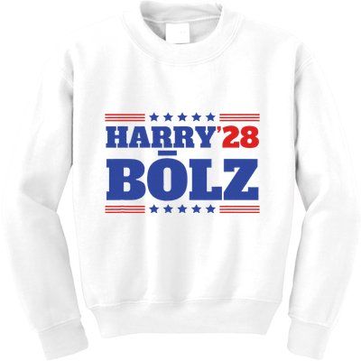 Harry Bolz 2028 Political Meme D.O.G.E. Kids Sweatshirt