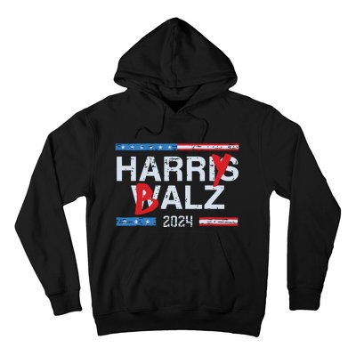 Harry Balz 2024 Funny Kamala Harris And Tim Walz 2024 Hoodie