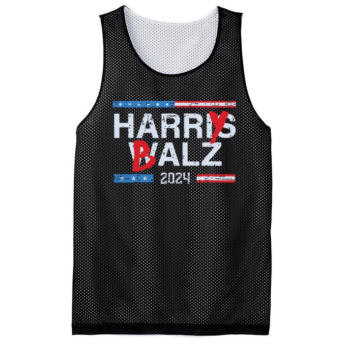 Harry Balz 2024 Funny Kamala Harris And Tim Walz 2024 Mesh Reversible Basketball Jersey Tank