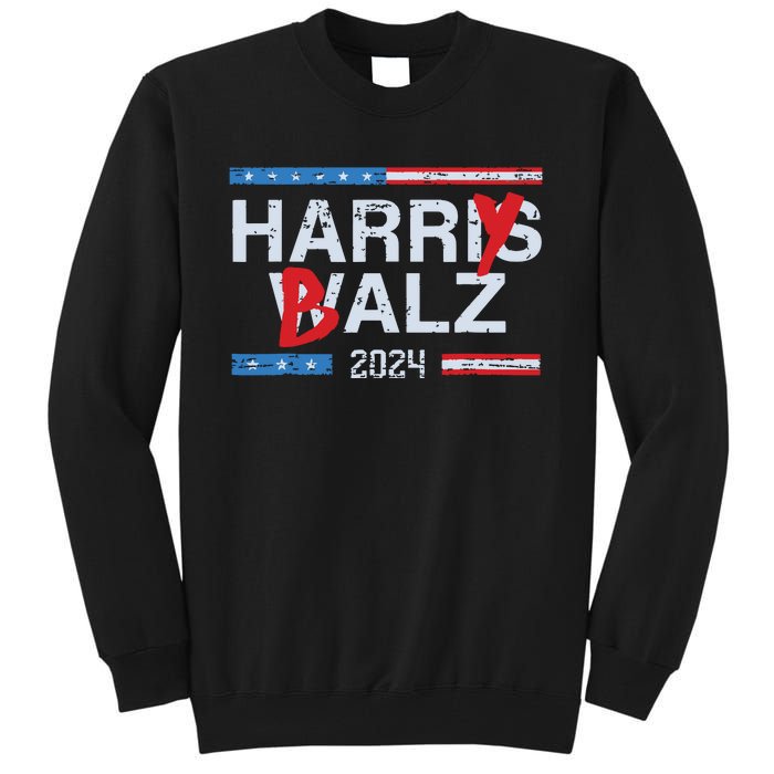 Harry Balz 2024 Funny Kamala Harris And Tim Walz 2024 Tall Sweatshirt