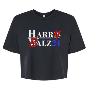 Harry Balz 2024 Funny Kamala Harris And Tim Walz 2024 Bella+Canvas Jersey Crop Tee