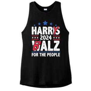 Harry Balz 2024 Ladies PosiCharge Tri-Blend Wicking Tank