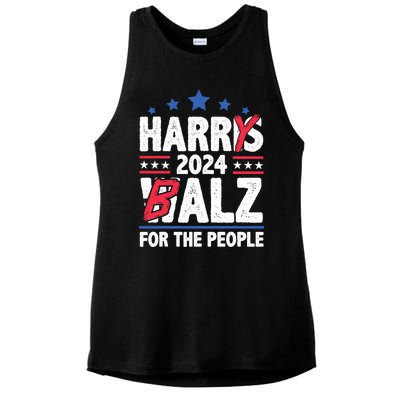 Harry Balz 2024 Ladies PosiCharge Tri-Blend Wicking Tank