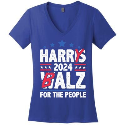 Harry Balz 2024 Women's V-Neck T-Shirt