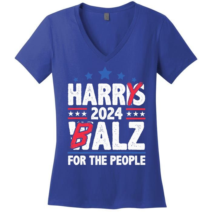 Harry Balz 2024 Women's V-Neck T-Shirt