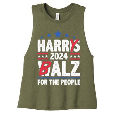 Harry Balz 2024 Women's Racerback Cropped Tank