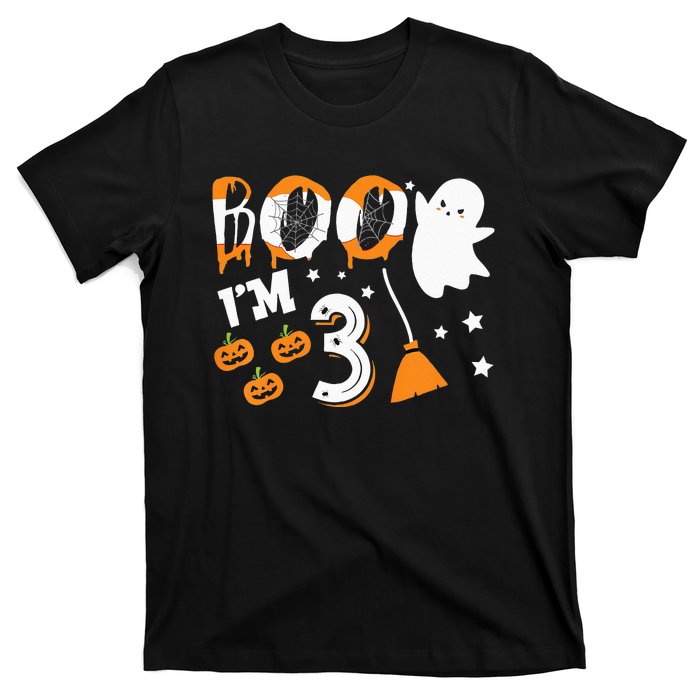 Halloween Birthday 3 Year Old 3rd Birthday T-Shirt