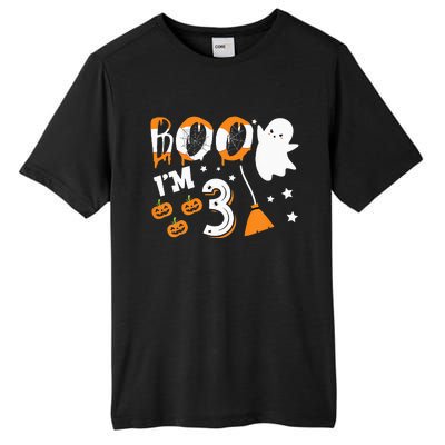 Halloween Birthday 3 Year Old 3rd Birthday Tall Fusion ChromaSoft Performance T-Shirt