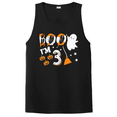 Halloween Birthday 3 Year Old 3rd Birthday PosiCharge Competitor Tank