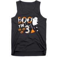 Halloween Birthday 3 Year Old 3rd Birthday Tank Top