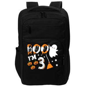 Halloween Birthday 3 Year Old Boy Girl 3rd Birthday Costume Impact Tech Backpack