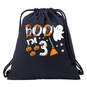 Halloween Birthday 3 Year Old Boy Girl 3rd Birthday Costume Drawstring Bag