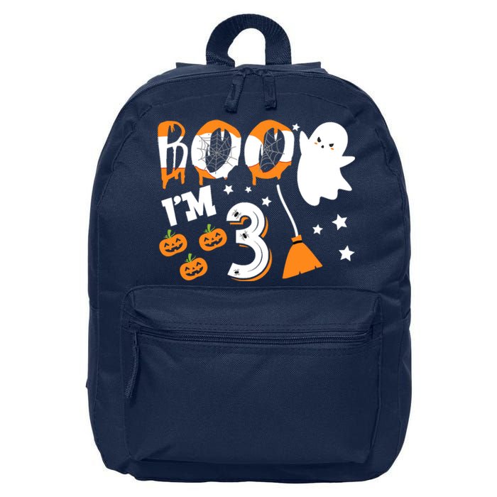 Halloween Birthday 3 Year Old Boy Girl 3rd Birthday Costume 16 in Basic Backpack