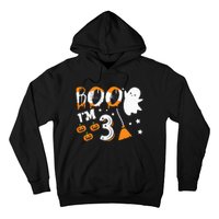 Halloween Birthday 3 Year Old 3rd Birthday Costume Hoodie