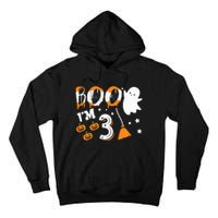 Halloween Birthday 3 Year Old 3rd Birthday Costume Tall Hoodie