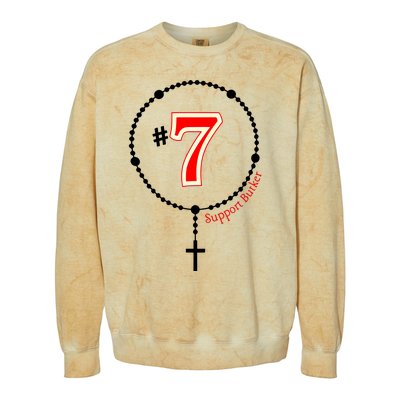 Harrison Butker #7 Butker Catholic Colorblast Crewneck Sweatshirt