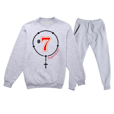 Harrison Butker #7 Butker Catholic Premium Crewneck Sweatsuit Set