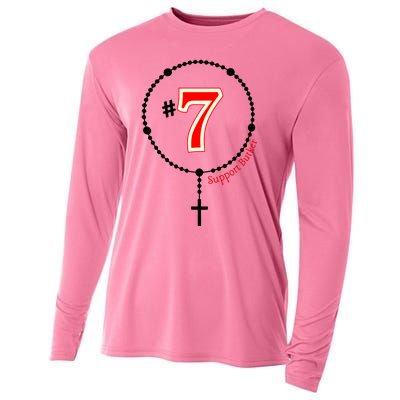 Harrison Butker #7 Butker Catholic Cooling Performance Long Sleeve Crew