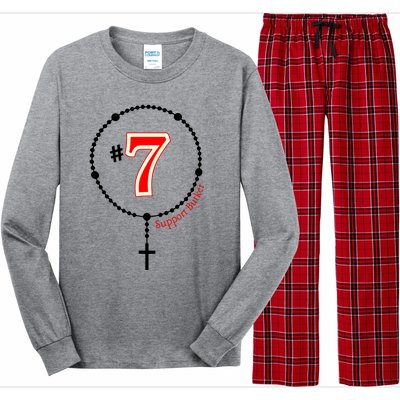 Harrison Butker #7 Butker Catholic Long Sleeve Pajama Set