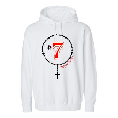 Harrison Butker #7 Butker Catholic Garment-Dyed Fleece Hoodie