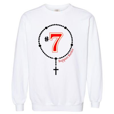 Harrison Butker #7 Butker Catholic Garment-Dyed Sweatshirt