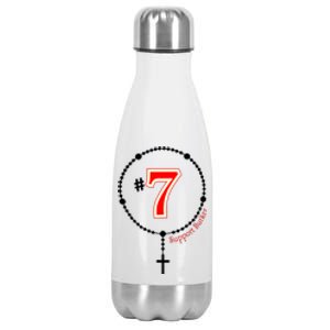 Harrison Butker #7 Butker Catholic Stainless Steel Insulated Water Bottle