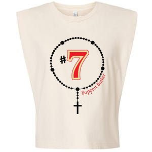 Harrison Butker #7 Butker Catholic Garment-Dyed Women's Muscle Tee