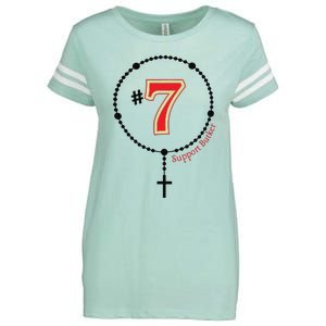 Harrison Butker #7 Butker Catholic Enza Ladies Jersey Football T-Shirt