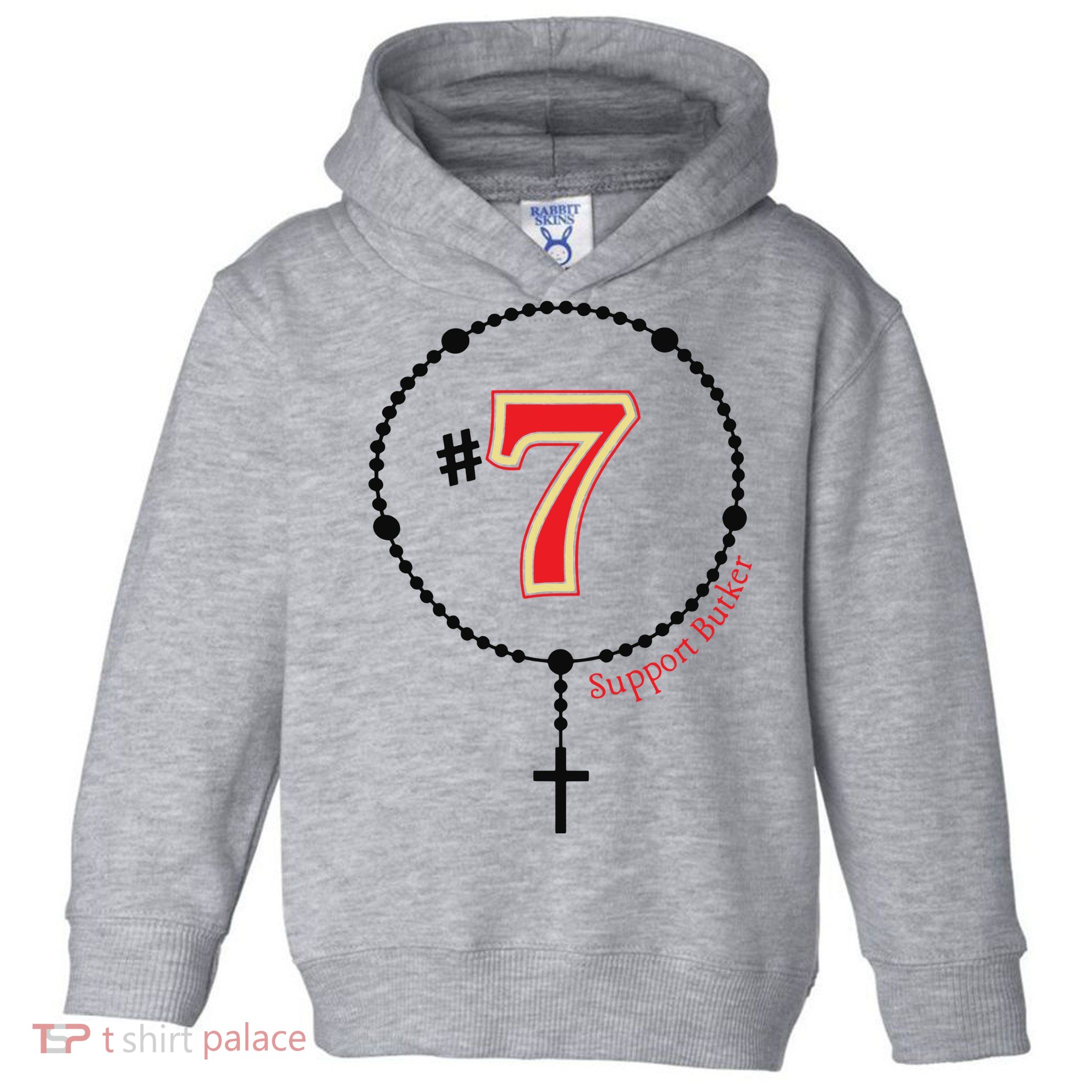 Harrison Butker #7 Butker Catholic Toddler Hoodie