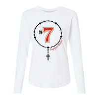 Harrison Butker #7 Butker Catholic Womens Cotton Relaxed Long Sleeve T-Shirt