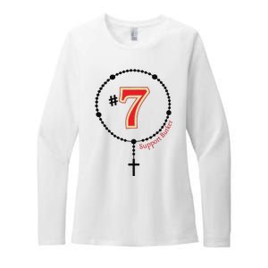 Harrison Butker #7 Butker Catholic Womens CVC Long Sleeve Shirt